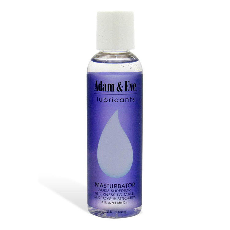 Adam & Eve MASTURBATOR LUBE - 118 ml - Water Based Lubricant - 118 ml (4 oz) Bottle-114H 0040