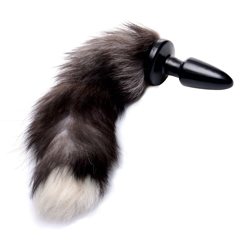 Fox Tail Anal Plug Grey