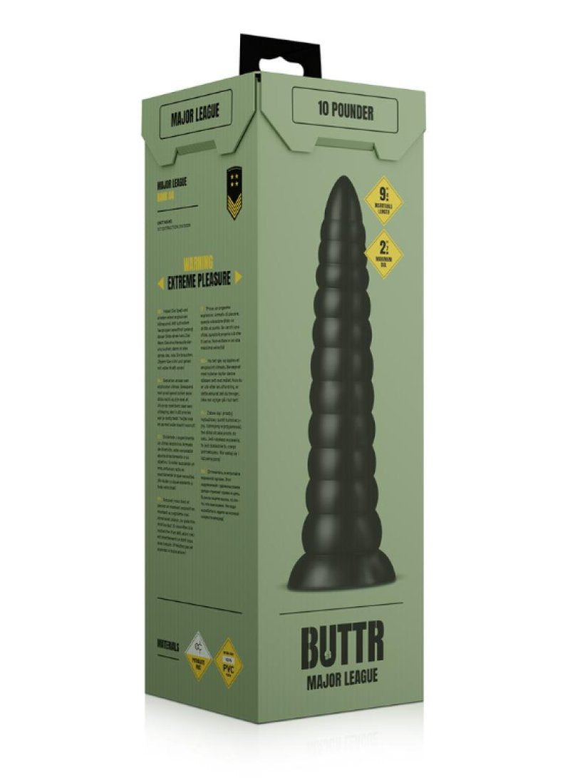 BUTTR - Caterpiller Buttplug - 29cm-121567-Black
