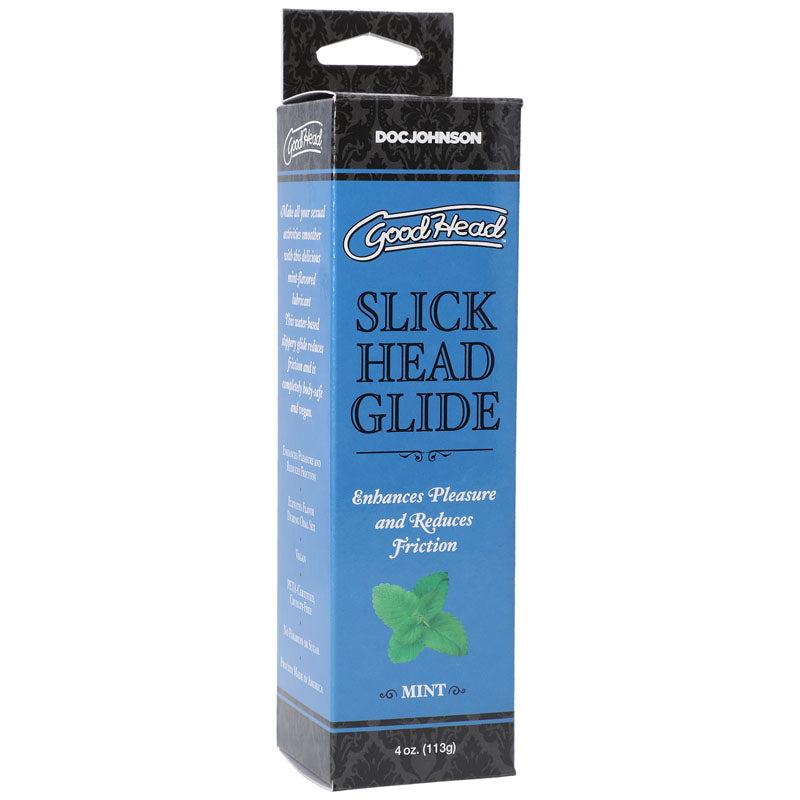 GoodHead Slick Head Glide - Mint - Mint Flavoured Lubricant - 120 ml Tube-1361-07-BX