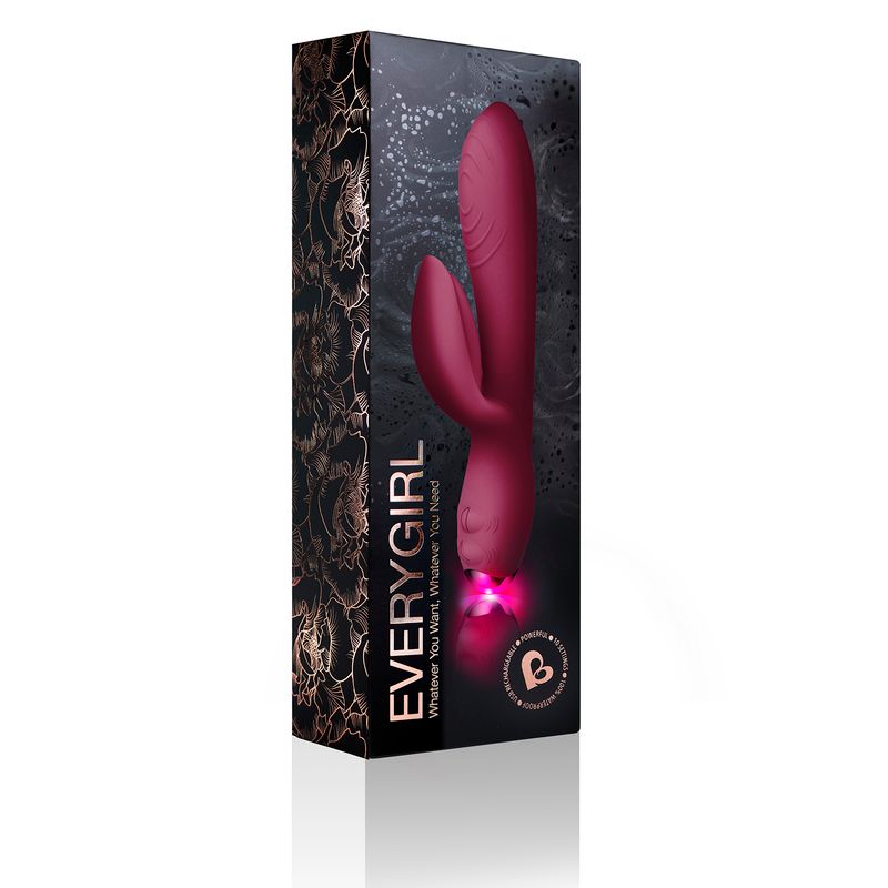 Every Girl Rabbit Vibrator Burgundy