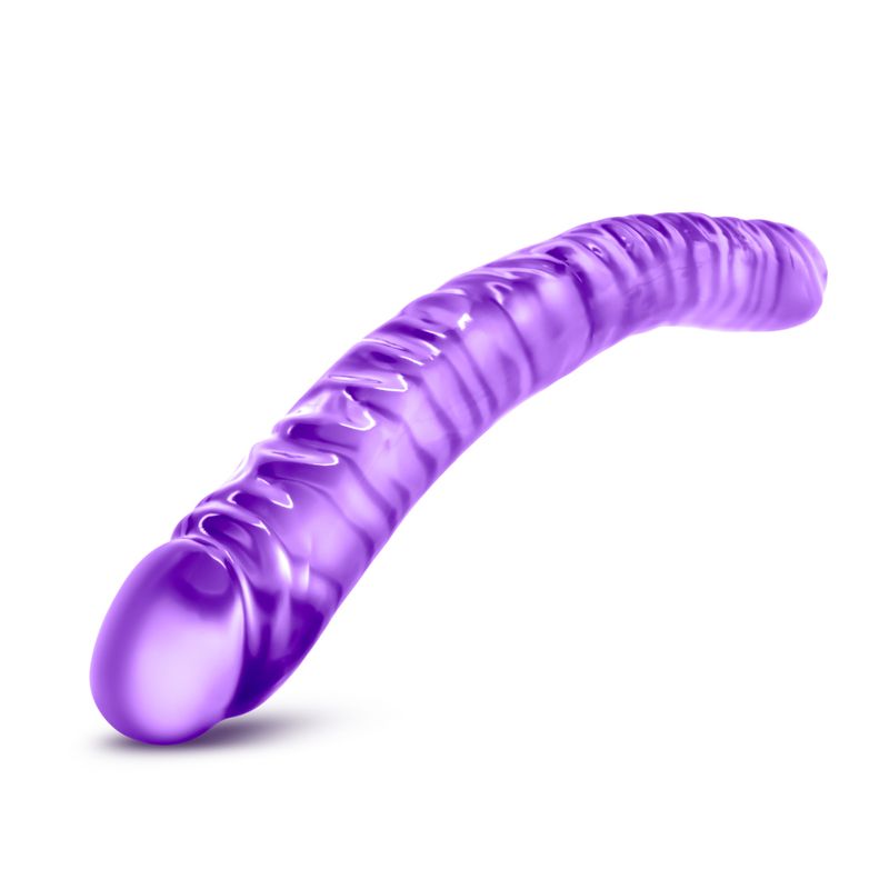 B Yours Double Dildo Purple 18in