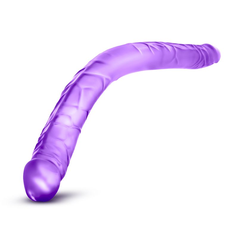 B Yours Double Dildo Purple 16in