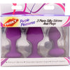 Purple Pleasures 3 Pc Silicone Anal Plugs