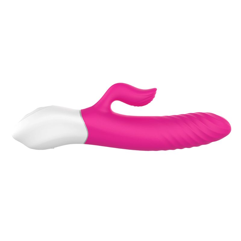 Lighter Thrusting Rabbit Vibrator Pink