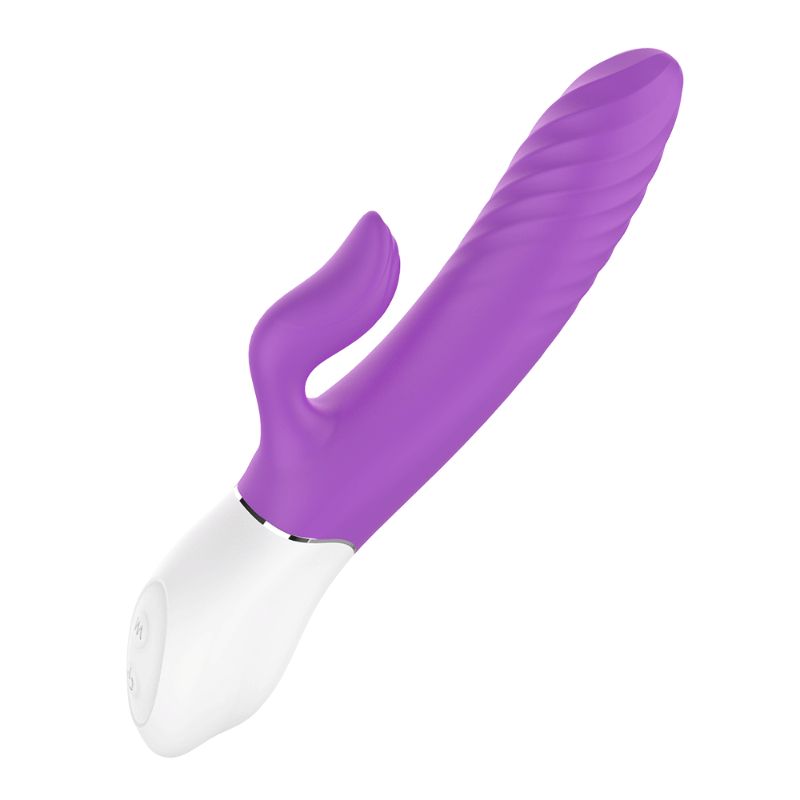 Lighter Thrusting Rabbit Vibrator Purple