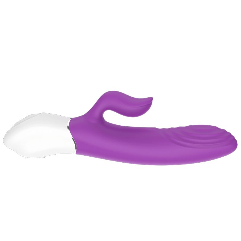 Lighter Thrusting Rabbit Vibrator Purple