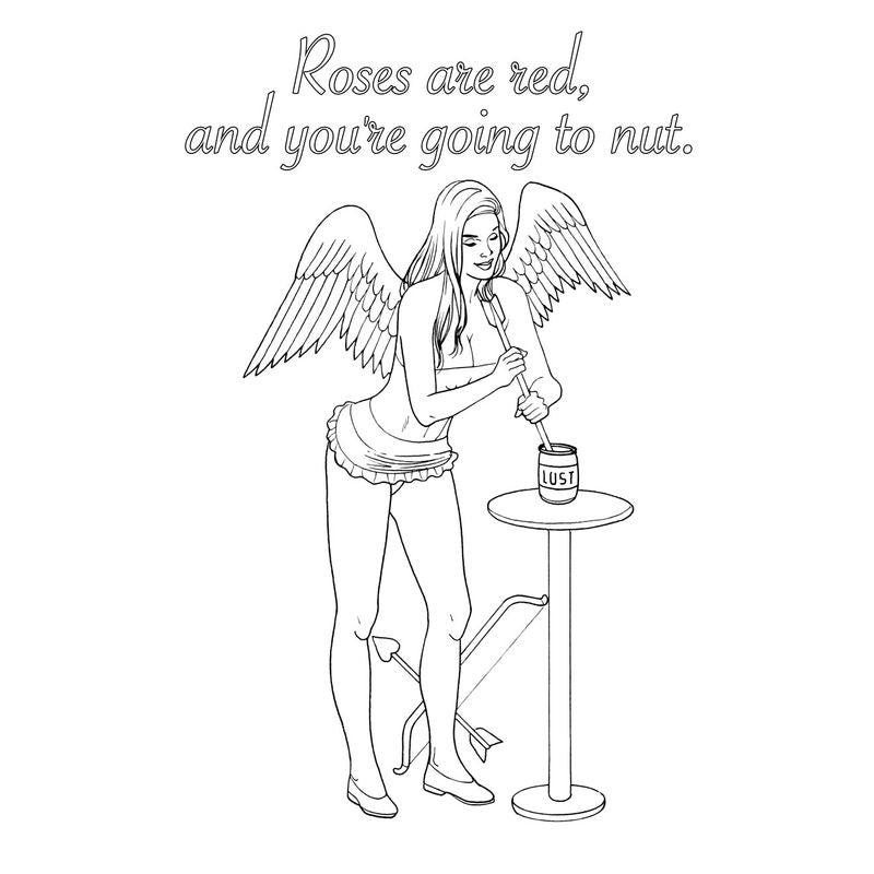 My Naughty Valentine Colouring Book