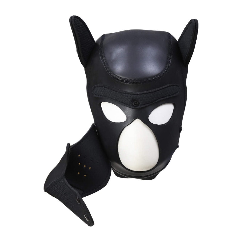 Puppy Play Mask Black