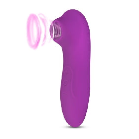 7 Speeds Flesh Color Mini Silicone Rechargeable Clitoral Stimulator ( Suction )