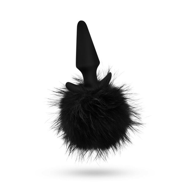 Anal Adventures Platinum Rabbit Tail Plug-BL-59225