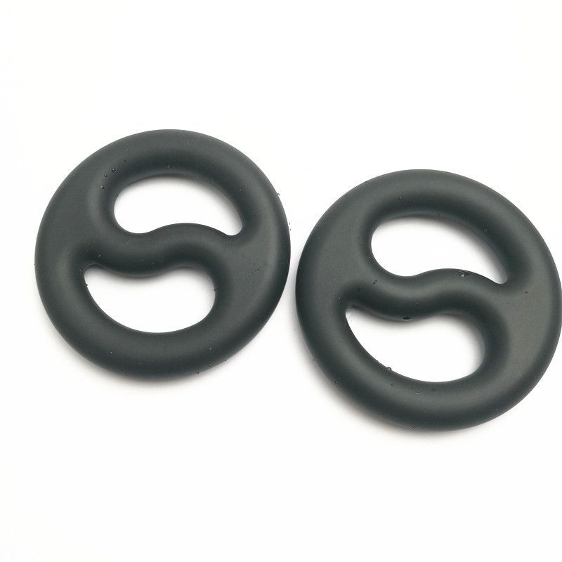 Brutus Yin Yang Silicone Cock and Ball Duo Ring