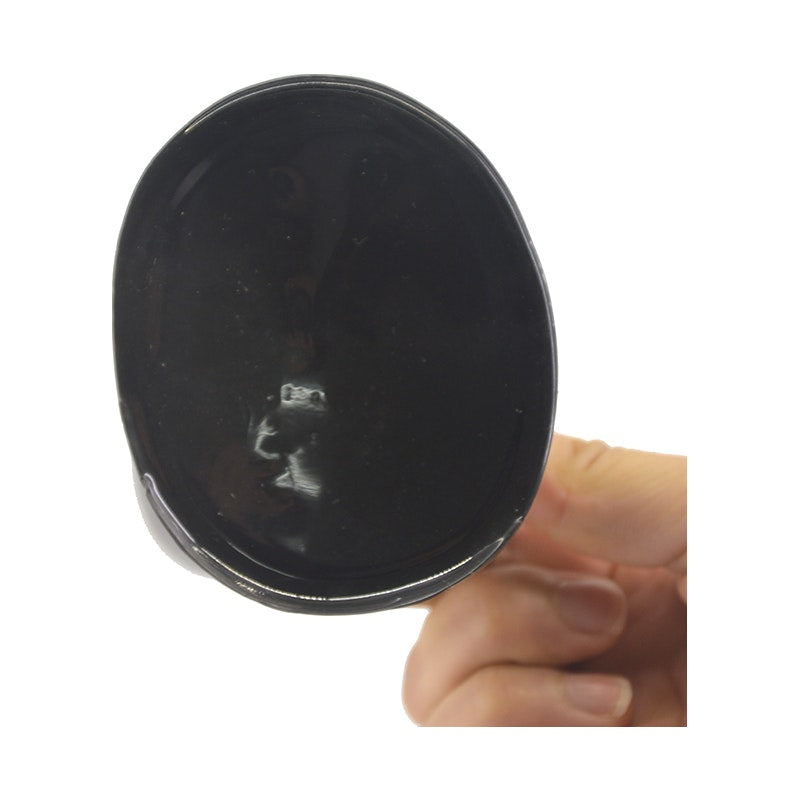 Tongue Shape Anal Plug Black