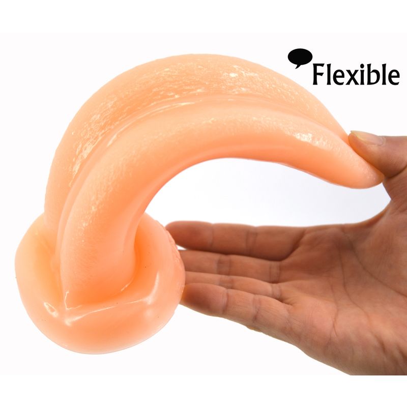 Tongue Shape Anal Plug Flesh