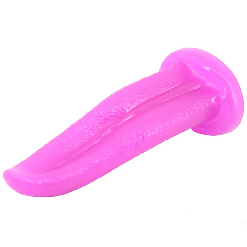 Tongue Shape Anal Plug Purple
