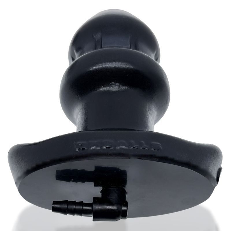 Drain O Flow Thru Buttplug Black