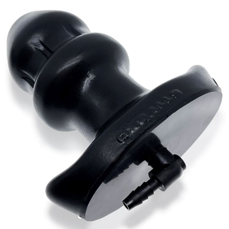 Drain O Flow Thru Buttplug Black