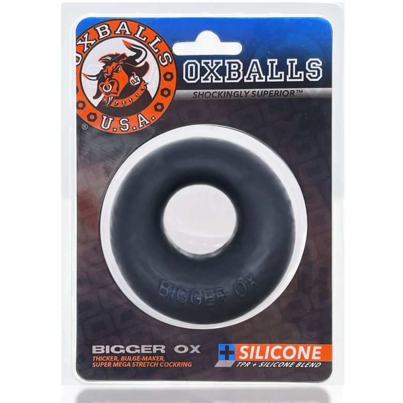 Bigger Ox Cockring Black Ice