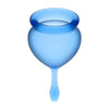 Feel Good Menstrual Cup Dark Blue 2pcs