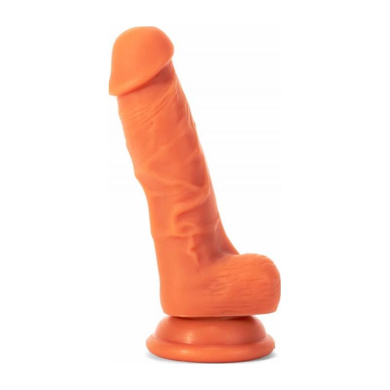 Realistic Dildo Veined Shaft w Balls Flesh