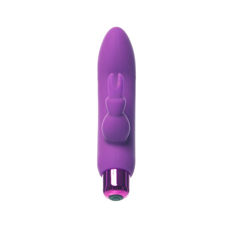 Alices Bunny Rechargeable Bullet w Rabbit Sleeve Purple