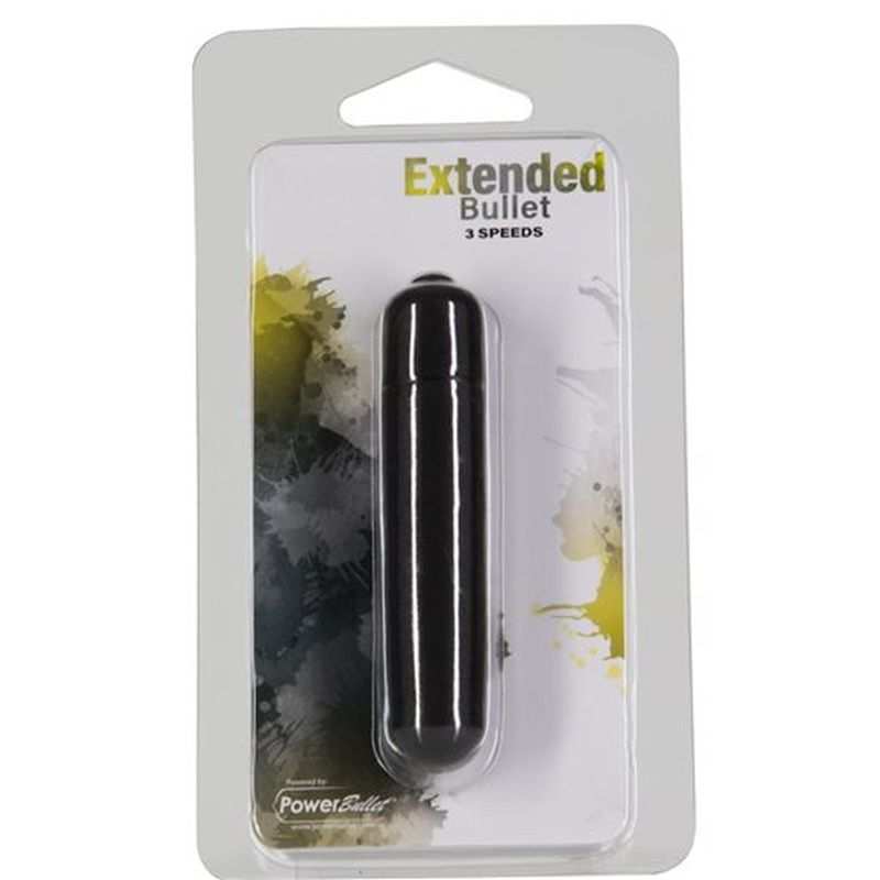 Power Bullet Extended 9cm 3 Speed Black