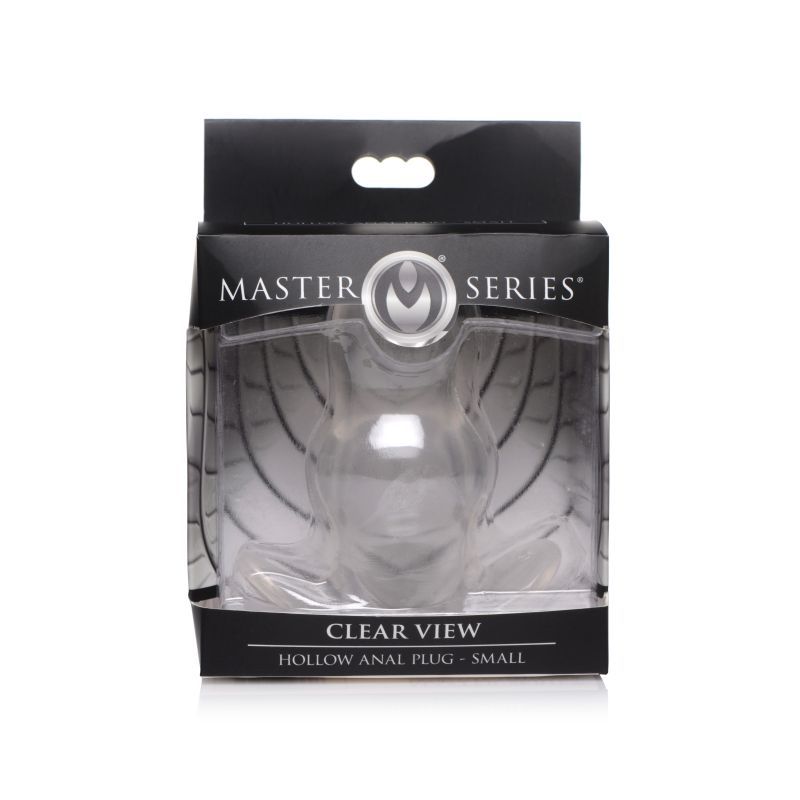 Clear View Hollow Anal Plug Small-AG732-CLR-S