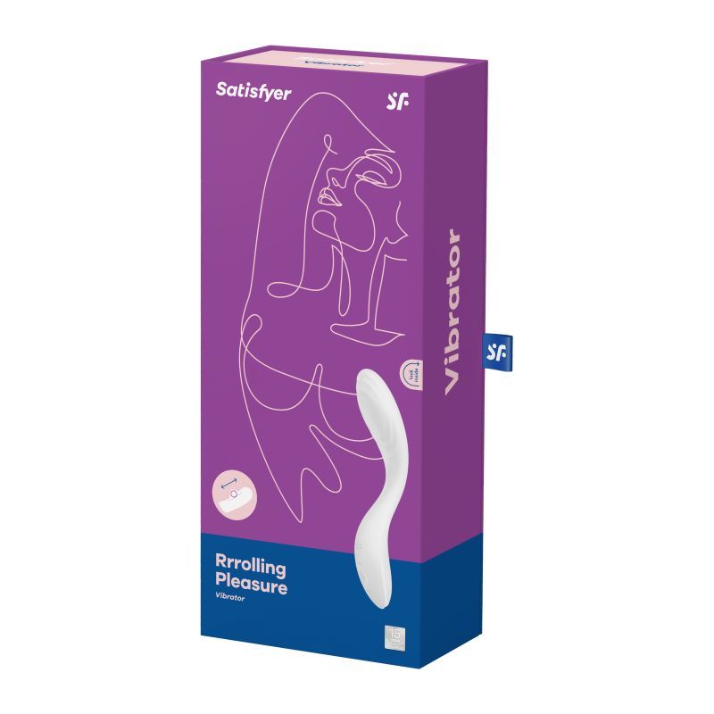 Satisfyer Rrrolling Pleasure G-Spot Vibrator White-4043982