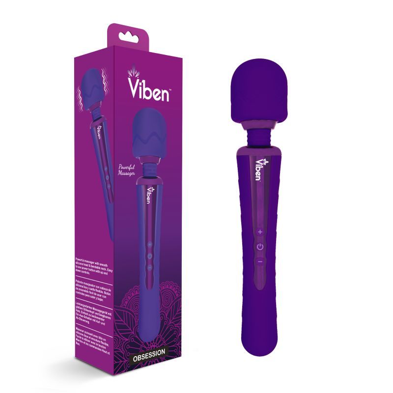 Viben Obsession Rechargeable Wand Massager Violet