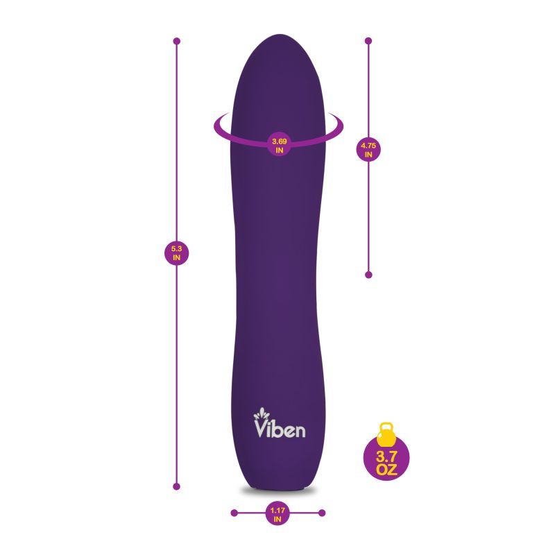 Viben Vivacious Rumble Motor Rechargeable Bullet Violet