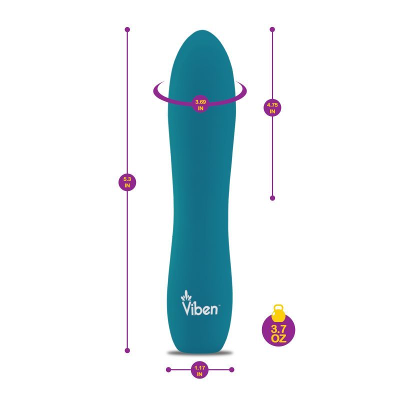 Viben Vivacious Rumble Motor Rechargeable Bullet Ocean