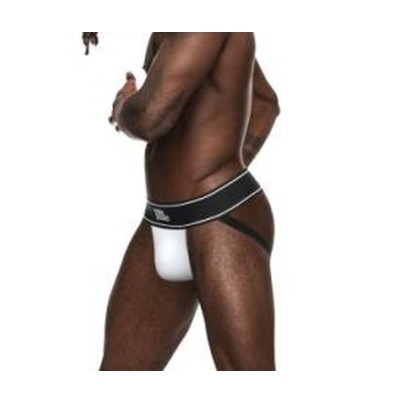 Male Power Modal Rib Jock White