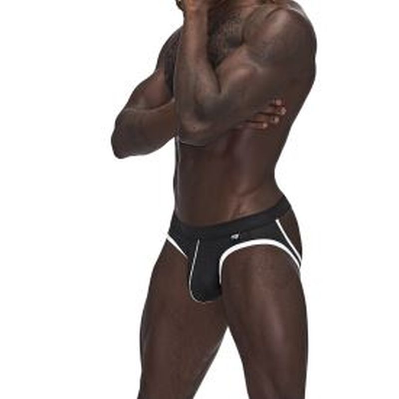 Male Power Sport Mesh Jock Black