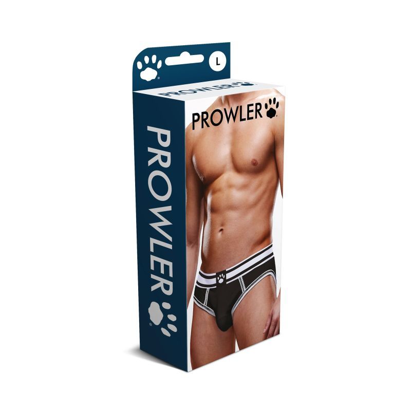 Prowler Open Back Brief White/Blue