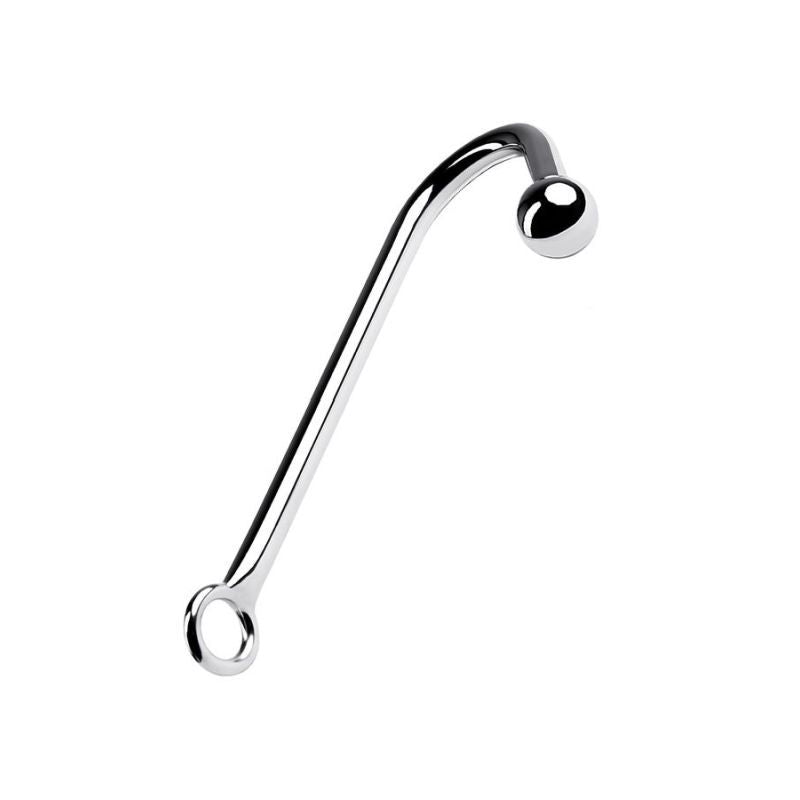 Silver Metal Anal Hook w Ball