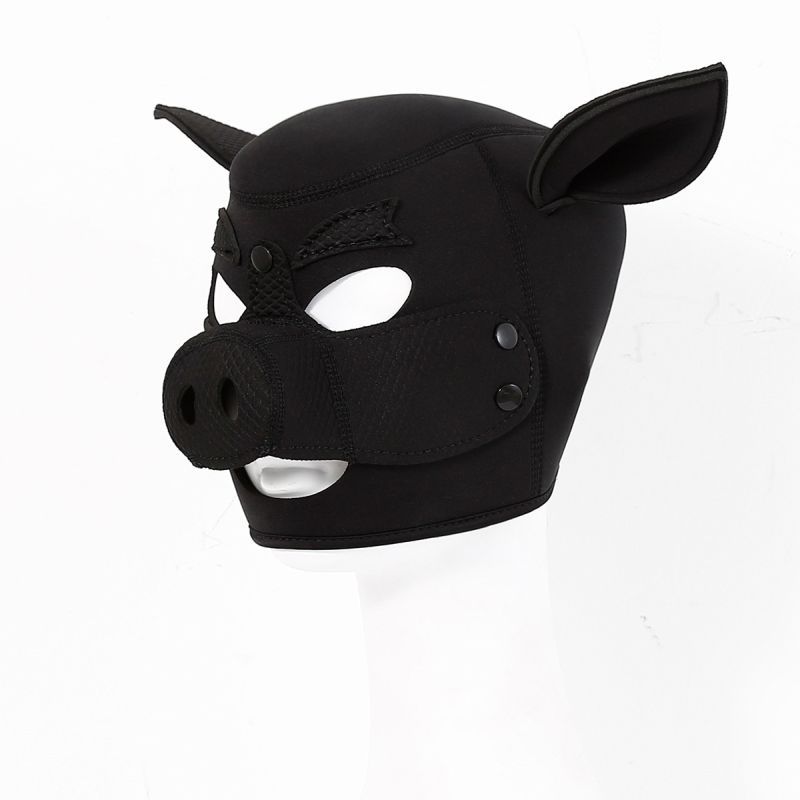 Neoprene Pig Mask Black