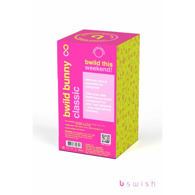 Bwild Bunny Classic Infinite Limited Edition Sunset Pink-BSCWI0341