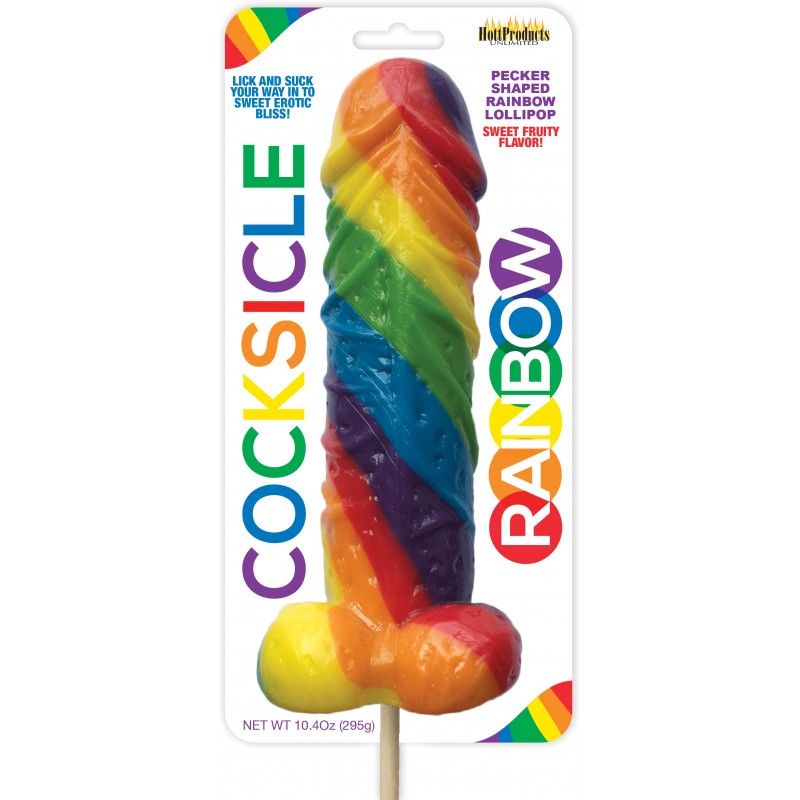 Rainbow Cocksicle Lollipop