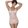 Lace Chemise and G-String Blush