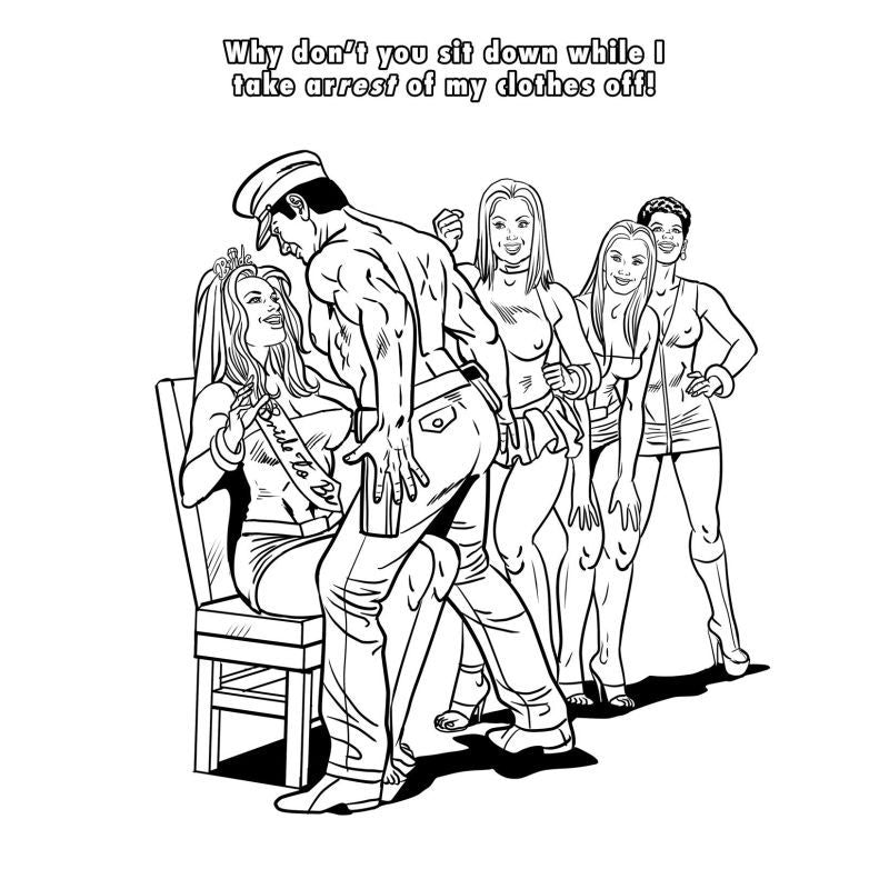 Bachelorette Party Colouring Book