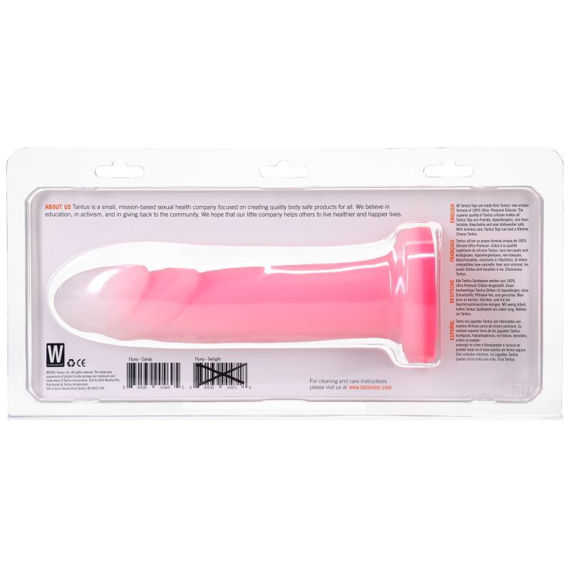 Flurry Dual Density Dildo Rose Quartz