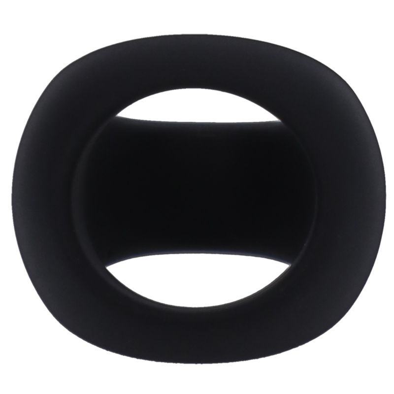 Stirrup Silicone Cock Ring Onyx