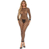 Swipe Right Crotchless Bodystocking Black