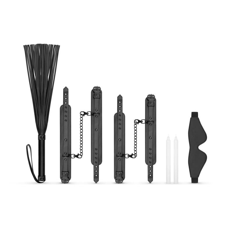 Kinky Bondage Set 5 Pc Black