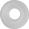 Silicone Donut Cushion Clear for Pump Cylinder 2.35in -2.6in Dia