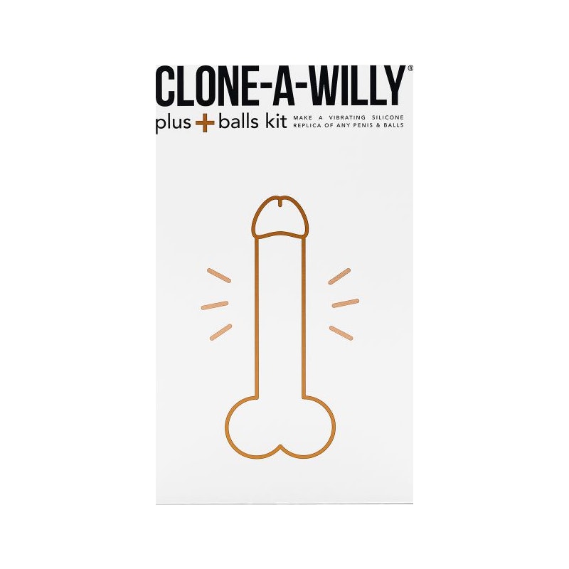 Clone a Willy Plus Balls Kit Medium Skin Tone