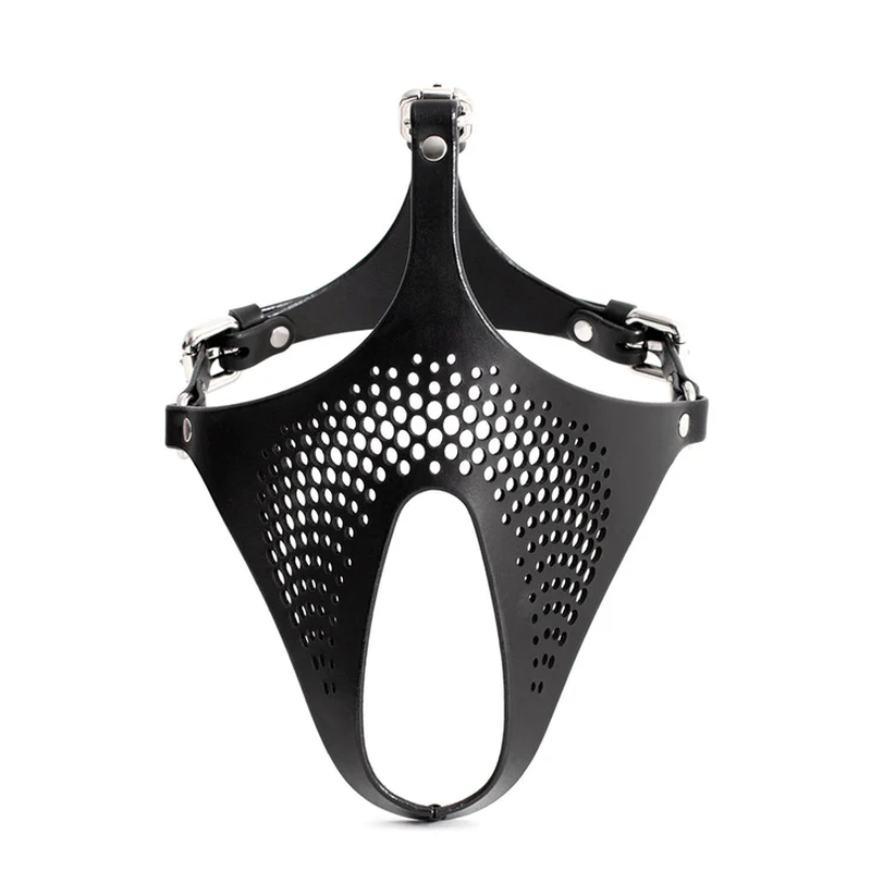 Ex Machina Genuine Leather Mask Black