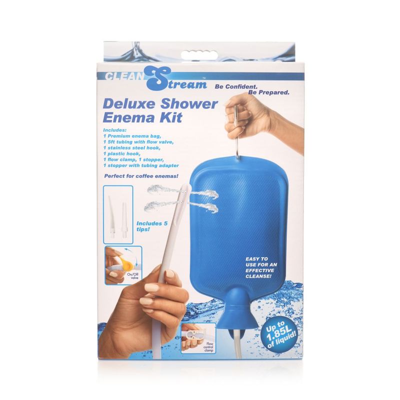 Deluxe Shower Enema Bag and Nozzle Kit-AH319