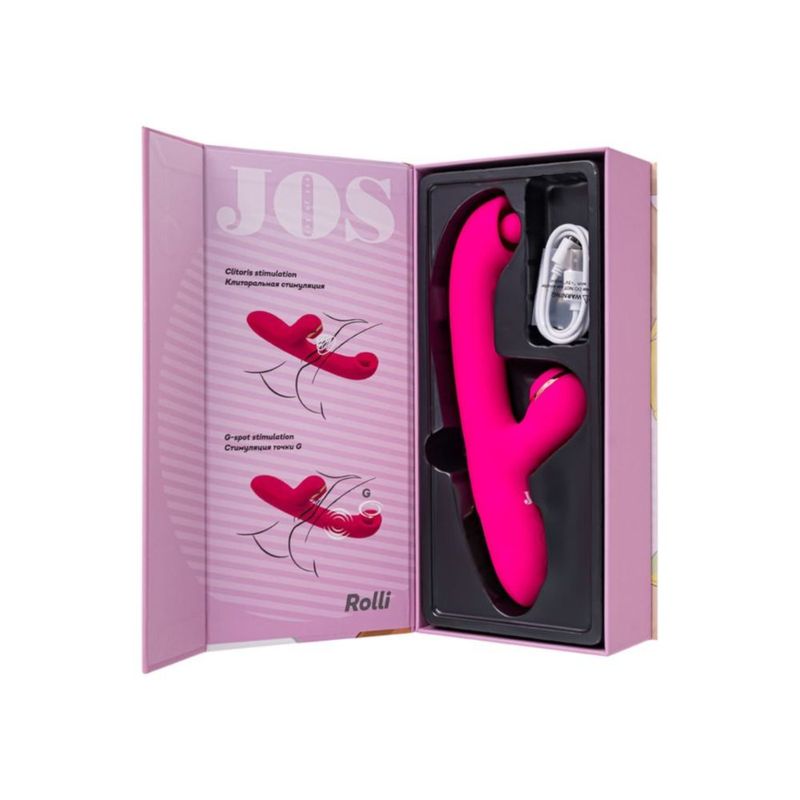 JOS Rolli Stimulating Ball Vibrator with Vaccuum Clitoral Stimulator