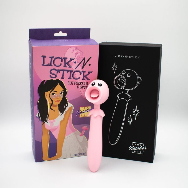 Lick N Stick Clit Flicker G-Spot Vibrator